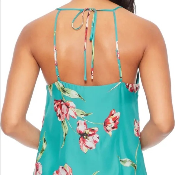 Parker Floral Print Silk Wrap Front Tank - Picture 6 of 16